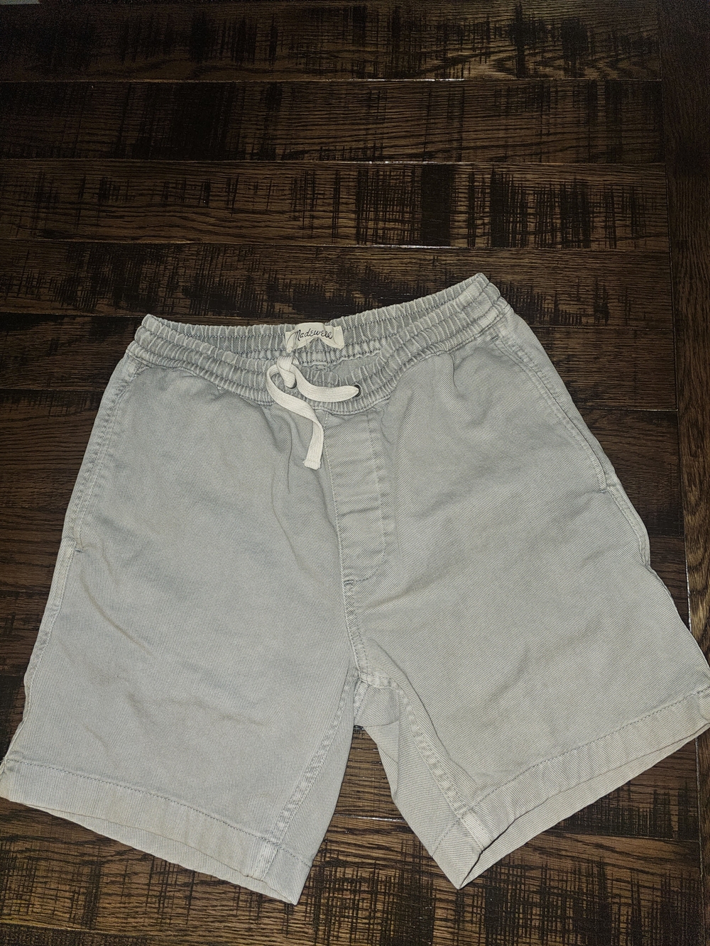 Madewell Light Gray Men's Drawstring Casual Shorts